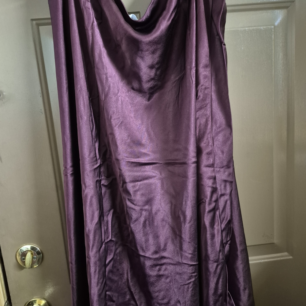 The Drop Women's Burgundy Truffle Maxi Skirt Size 4X (28-30) - Picture 3 of 6